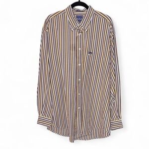 Faconnable Multicolor Striped Button-Down Shirt